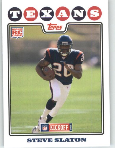 2008 Topps Kickoff #187 Steve Slaton RC - Houston Texans (RC - Rookie Card)(Football Cards)