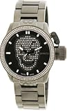 INVICTA MEN'S DIAMOND SKULL CORDUBA IBP BLACK DIAL WATCH - 4814