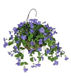 Artificial Petunia Hanging Basket, Lavender