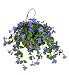 Artificial Petunia Hanging Basket, Lavender