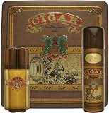 Cigar by Remy Latour for Men 2 Piece Set Includes: 3.3 oz Eau de Toilette Spray + 6.6 oz Deodorant Spray in Collectible Tin