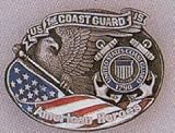 Coast Guard - American Hero Cast Belt Buckle
