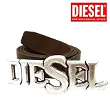 DIESEL【ディーゼル】 ベルト DIESEL SERVICE CINTURA 00CLGG-00CLU 04：ダークブラウン(並行輸入品)