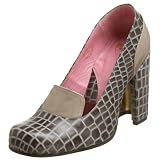 John Fluevog Women's Marla Overlay Pump,Grey,9 M US