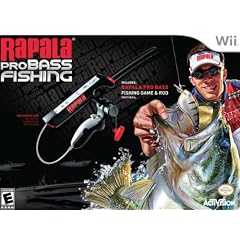 ACTIVISION BLIZZARD RAPALA PRO BASS FISHING & ROD