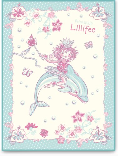 bocasa by biederlack 49678 Decke Lillifee Delfin blau circa 150 x 200 cm 60% Baumwolle 40% Polyacryl (Dralon)