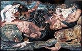 106x145 Handmade Marble Mosaic Art Tile Wall Mural