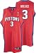 Ben Wallace Red Reebok NBA Swingman Detroit Pistons Youth Jersey - Small (8)