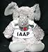 Plush Elephant (Slowpoke) toy with I Love Iaap