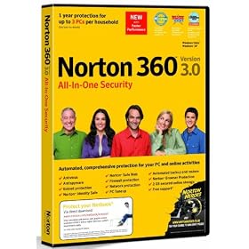 Norton 360 v3.0, 3 User Licence (PC DVD)