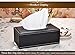Figella Leather Facial Tissue Box Cover Napkin Holder Case Container for Home Office Living Room Desktop Table Car CFXZJH-1 …