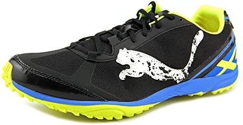 PUMA Men's Haraka XCS Running Shoe,Black/Brilliant Blue/Wht,13 D US