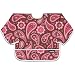 Baby : Bumkins Waterproof Sleeved Bib - Raspberry Paisley