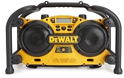 DEWALT DC011 Combination Worksite Radio and 7.2-Volt to 18-Volt Pod Style Battery Charger
