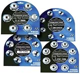 Wheel Masters 8012 1.5" Stainless Steel Lug Nut Cover - Pack of 6