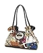 Black Signature Patchwork Designer Inspired Handbag