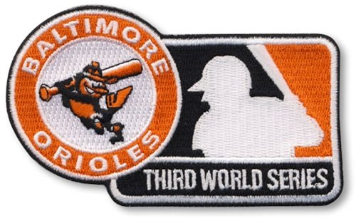 1970 World Series Baltimore Orioles Third World Series Baseball Patch
