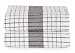 Heavy Weight Cotton Terry 4 Pack Kitchen Towel Checks Black/White by Cotton Craft