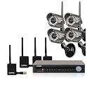 8-Ch. 4-Camera Wireless Surveillance System