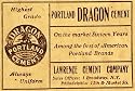 1905 Ad Lawrence Portland Dragon Cement Construction Building Supplies New York - Original Print Ad
