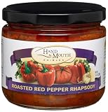 Review Hand to Mouth Edibles  / Hand to Mouth Edibles Roasted Red Pepper Rhapsody Spread, 10.5-Ounces Glass Jars (Pack of 3)