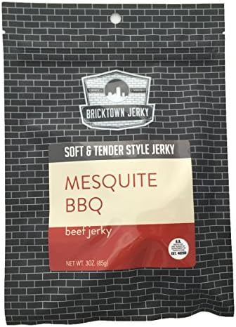 Mesquite BBQ Soft and Tender Style Best Beef Jerky - High Protein Jerky - Healthy Lean Meat Snack - Try Our Best Tasting Soft Beef Jerky - 2.5 oz.