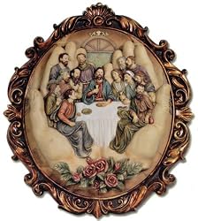 Decorative Plate - The Last Supper - 20in. - Imported