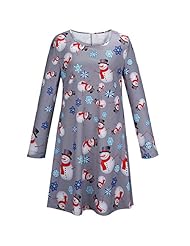 Cotton/Polyester/Spandex General Print Winter  Dress