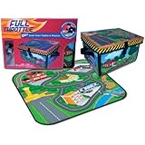 Neat-Oh! ZipBin Full Throttle Small Town 220 Car Toy Box & Playset w/ 1 Car