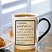 Cottage Creek Grandma Mug Large 18 Ounce Ceramic Definition Grandma Coffee Mug [White]