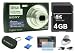 Sony DSC W510 schwarz Digitalkamera (12 Megapixel, 4-fach opt. Zoom, 26 mm Weitwinkelobjektiv, 6,9 cm (2,7 Zoll) Display, bildstabilisiert) - inkl. Tasche, 4 GB SDHC Karte , 2x OEM LI-ION Akkus mit Ladegerät & Schutzfolie