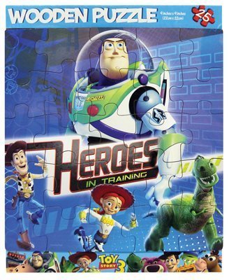 Toy Story 3 Heroes in Training 25 Piece Wooden Puzzle