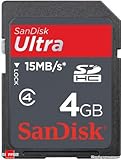 SanDisk Ultra SDHC 4GB SD Memory Card (SDSDRH-004G-A11, US Retail Package)