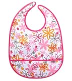 JJ Cole Large Bib In Pink Craze