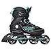 K2 Skate Women's Kinetic 80 Inline Skates, Black, 7