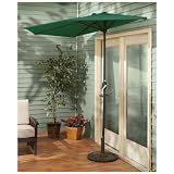 CASTLECREEK Half Patio Umbrella, KHAKI