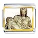 Michelangelo La Pieta Art Italian Charms Bracelet Link