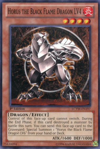 Yu-Gi-Oh! - Horus the Black Flame Dragon LV4 (LCYW-EN197) - Legendary Collection 3: Yugi's World - Limited Edition - Common On Sale