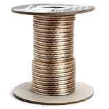 16AWG Clear Jacket Compact Speaker Cable - 50ft