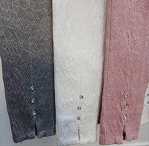 レギンス タイツ レディース レース柄 春 ラインストーン ストレッチ スパッツ スキニーパンツ 美脚