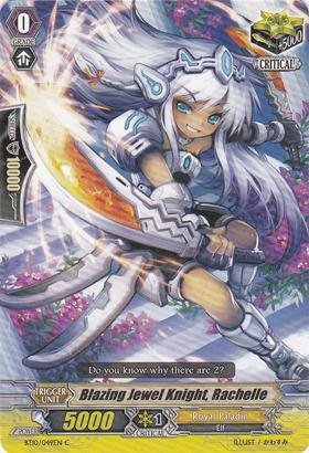 Cardfight!! Vanguard TCG - Blazing Jewel Knight, Rachelle (BT10/049EN) - Booster Set 10: Triumphant Return of the King of Knights
