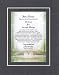 [Personalized Poem for Wedding] 10 Secrets for a Successful Marriage . . . Poem on 11 x 14 inches Double Beveled Matting (Black V Grove)