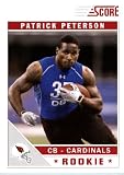 2011 Score Football Card # 371 Patrick Peterson RC - Arizona Cardinals (RC - Rookie Card) NFL Trading Card In a Protective Screwdown Case!