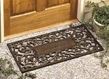 Whitehall Products 05020 Filigree Rectangle Aluminum Welcome Mat