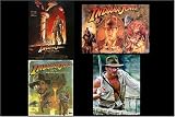 Indiana Jones Movie Magnets, Set of Four