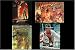 Indiana Jones Movie Magnets, Set of Four