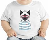 Sailor cat オーガニックベビーTシャツ 12 - 18 Months