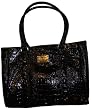 Women's Nine West Purse Handbag Brunch Satchel Black