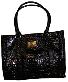 Women's Nine West Purse Handbag Brunch Satchel Black