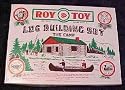 Roy Toy Log Building Set No. 3 The Camp